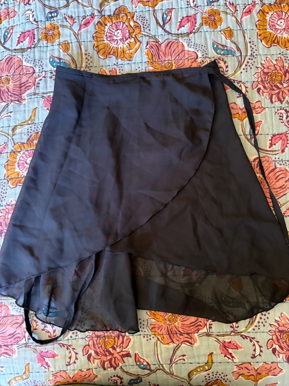 So Danca Women's Black Wrap Skirt